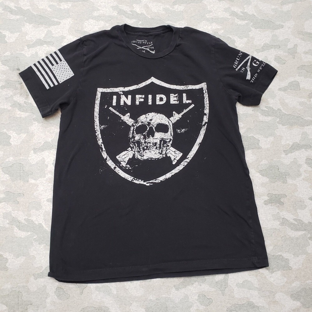 Grunt Style Shirt Women's Medium Black‎ Short Sleeve